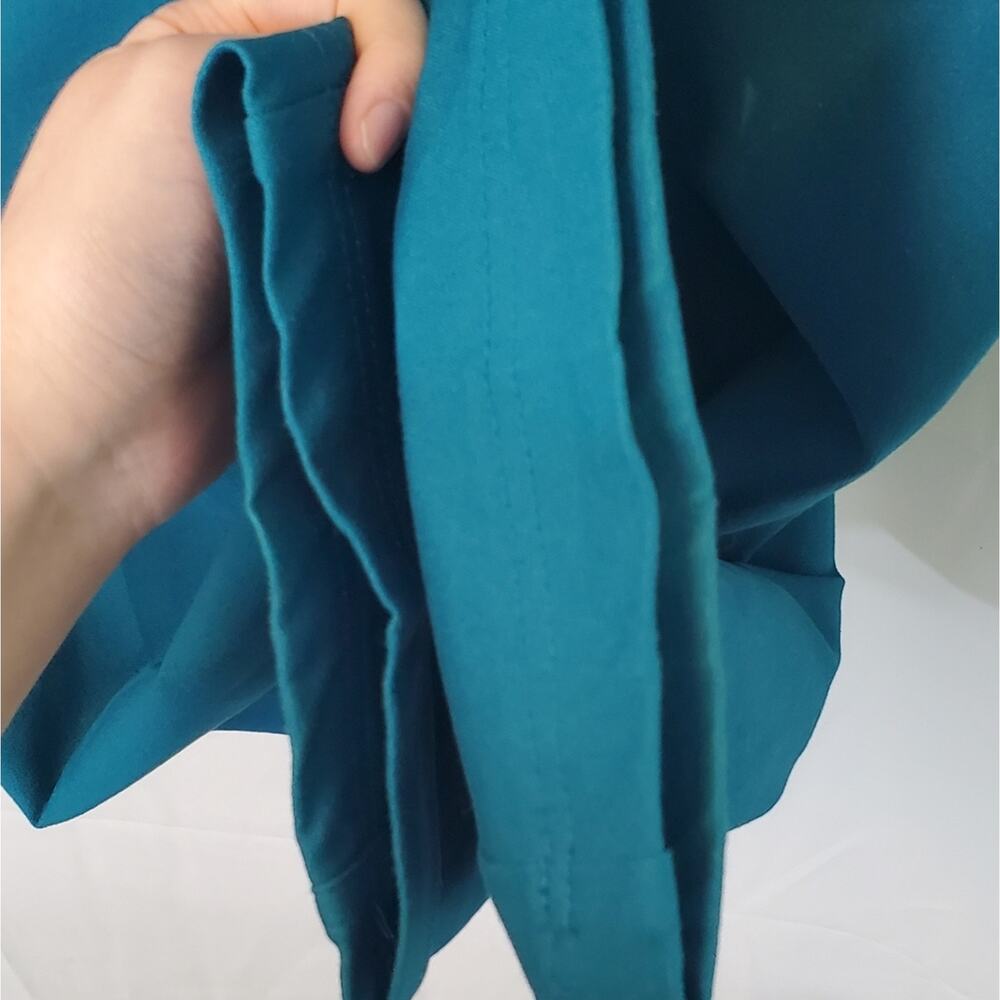 ❤️‍ VINTAGE St. John Yellow Label Colorful Teal Casual Straight Leg Pants - Picture 6 of 10